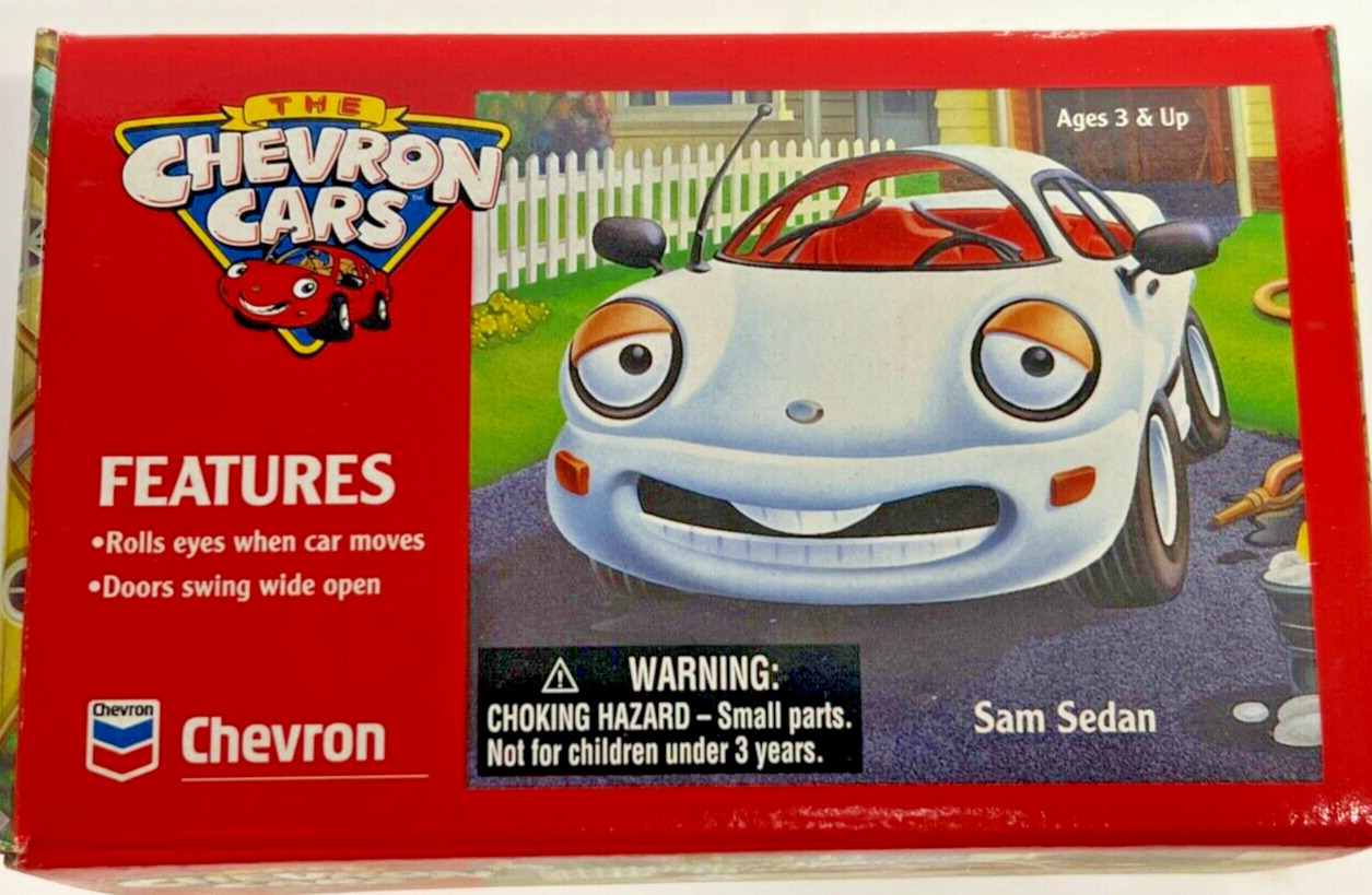 The Chevron Cars # 01 SAM SEDAN  1996---NEW IN ORIGINAL BOX