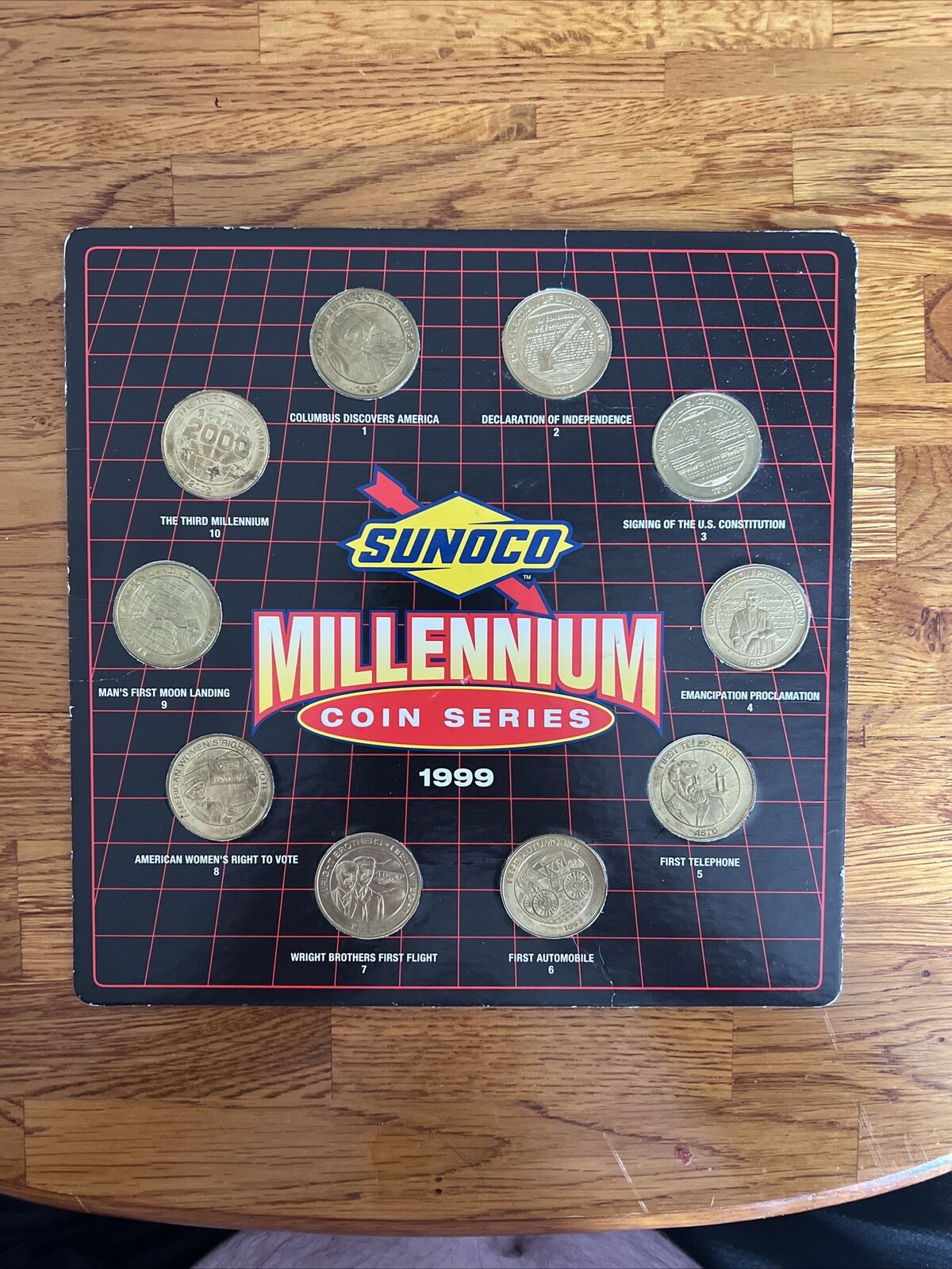 Sunoco Millennium Coin Series 1999 - Collectible Set United States History