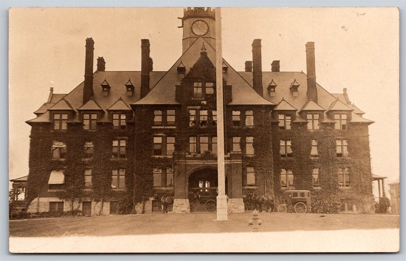 Postcard Glen Mills School, PA Troubled Youth All Boys Reformatory 1909 RPPC E28