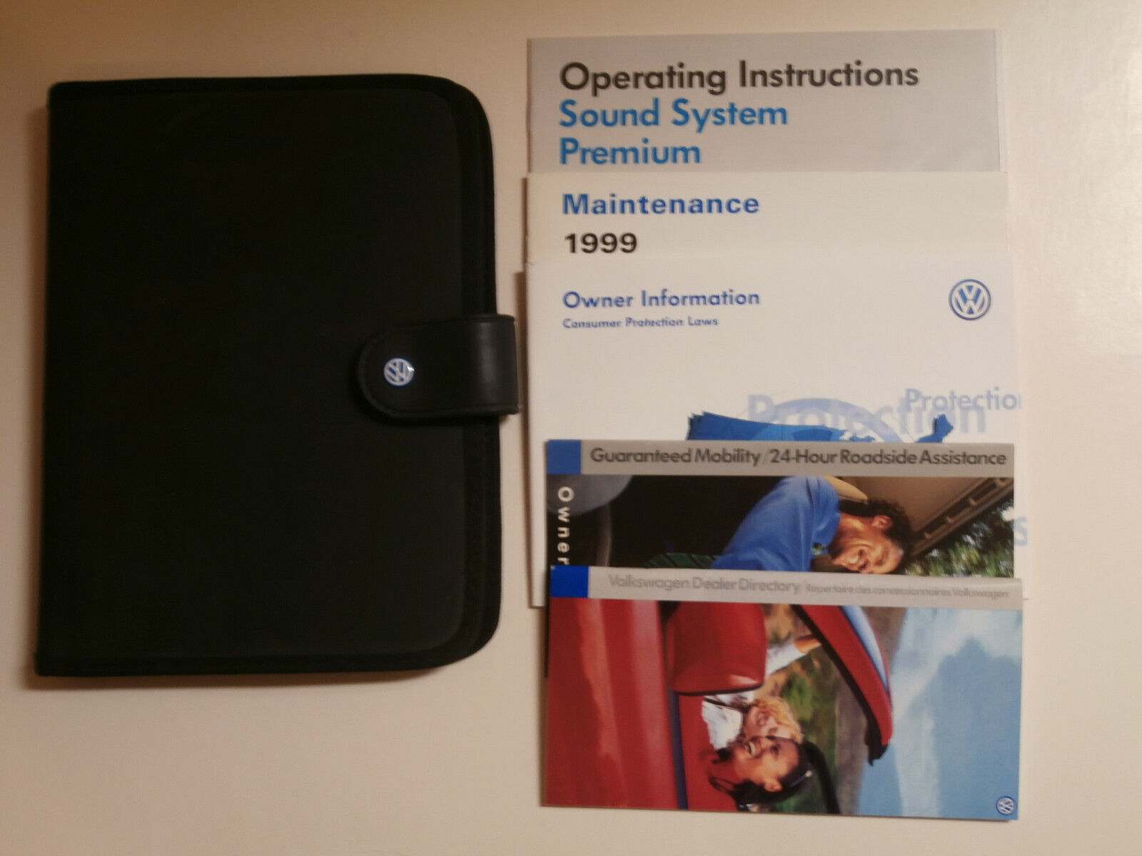 VW Leather Owners Manual Cover