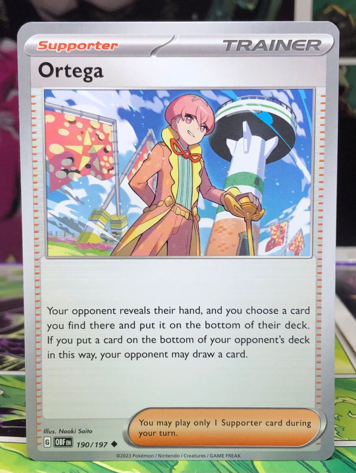 Pokemon TCG Ortega 190/197 - Obsidian Flames