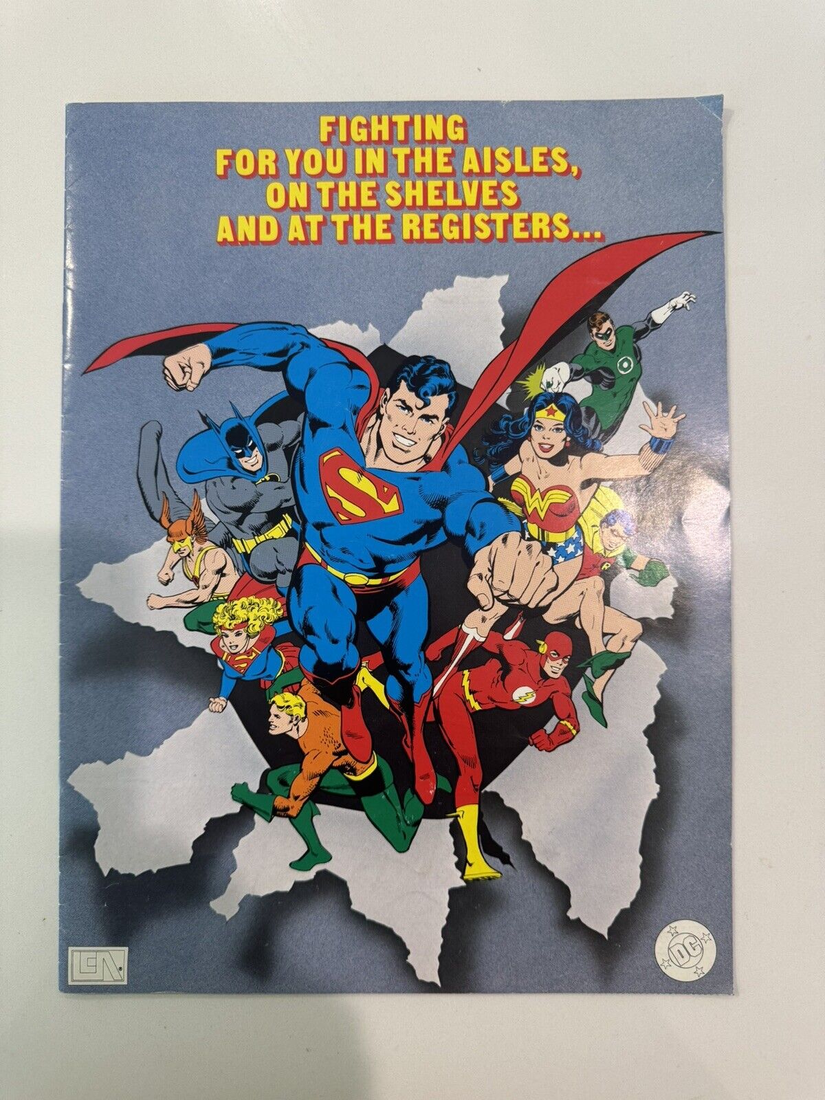 1984 DC Comics Super Powers Collection PROMO Licensing Kenner Book