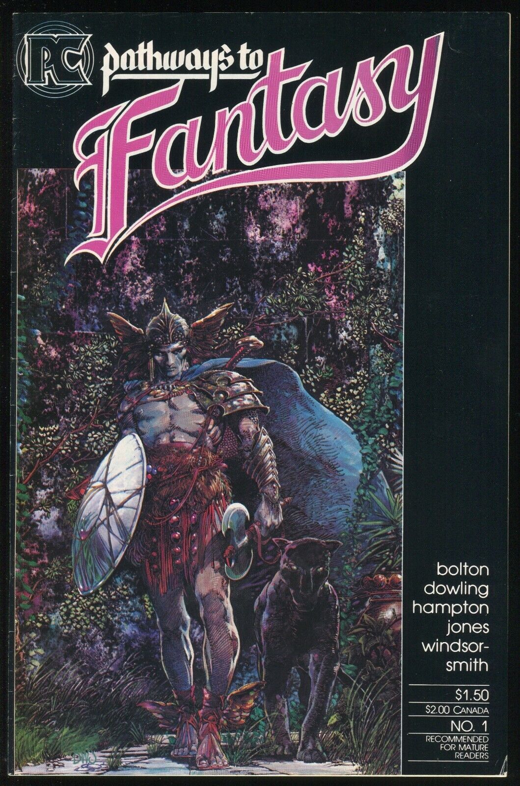 Pathways to Fantasy Comic Barry Windsor-Smith Jeff Jones John Bolton Bruce Jones
