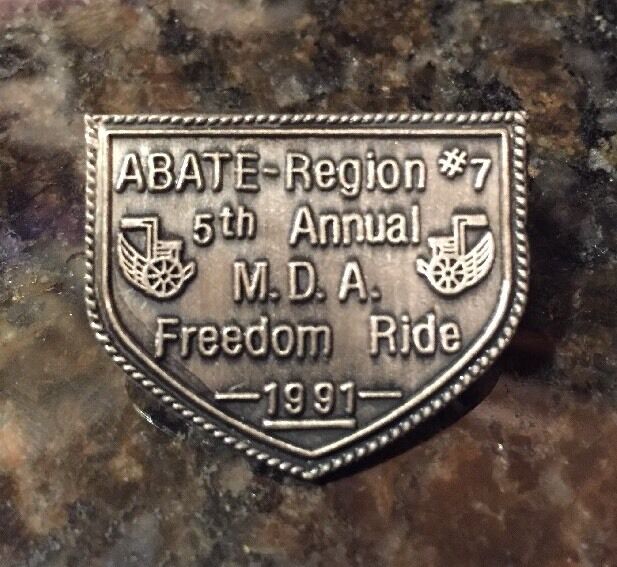 1991 Abate Region #7 5th Annual MDA Freedom Ride 1.25\