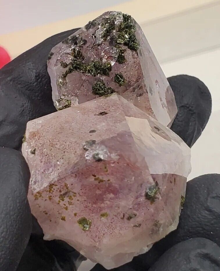 Natural Raw Super Seven Amethyst with Epodote 48g 