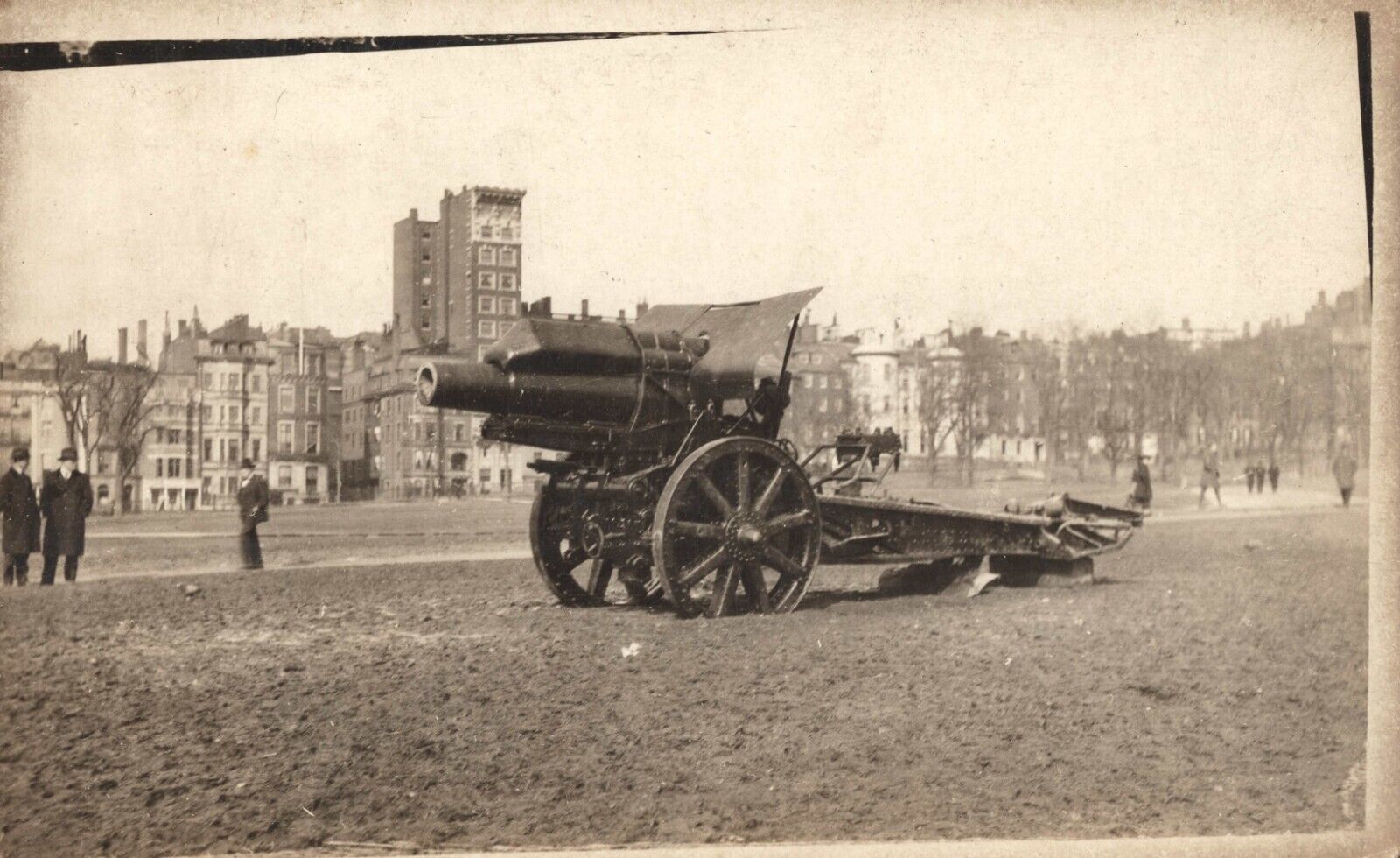 German Heavy Howitzer Vintage RPPC Postcard