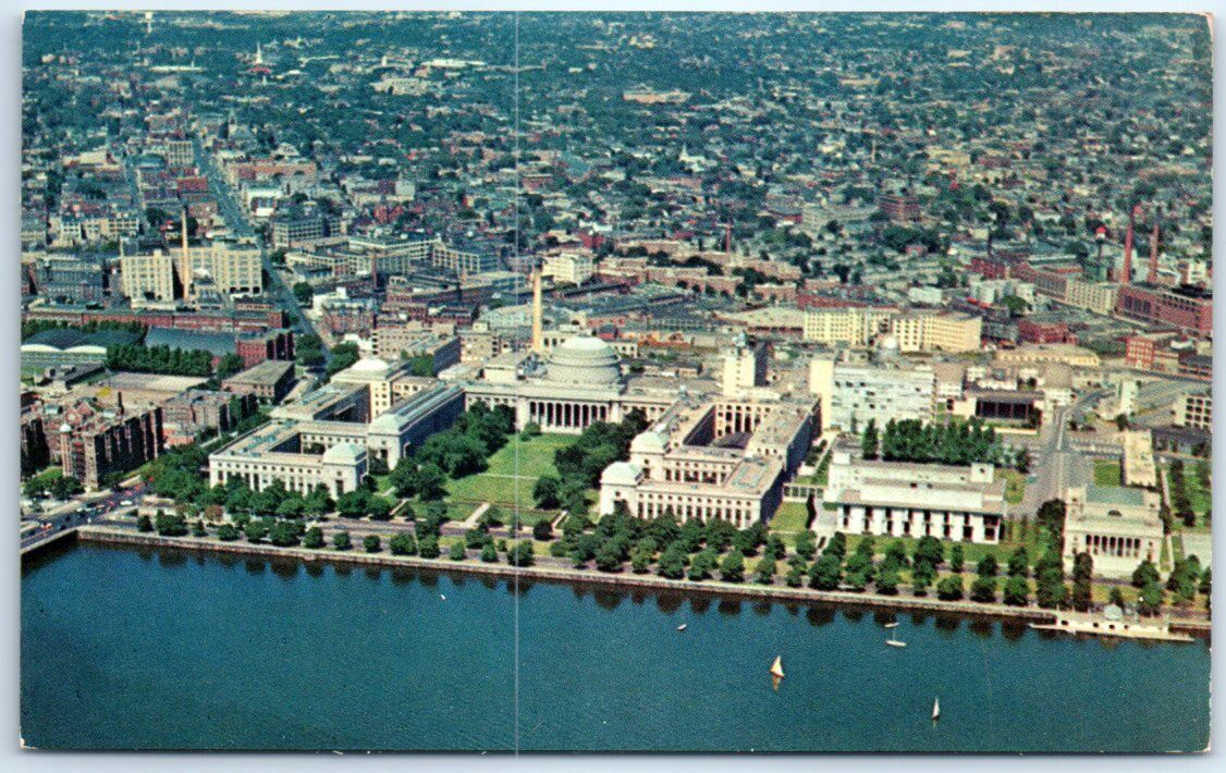 Postcard - Aerial View of M.I.T., Cambridge, Massachusetts