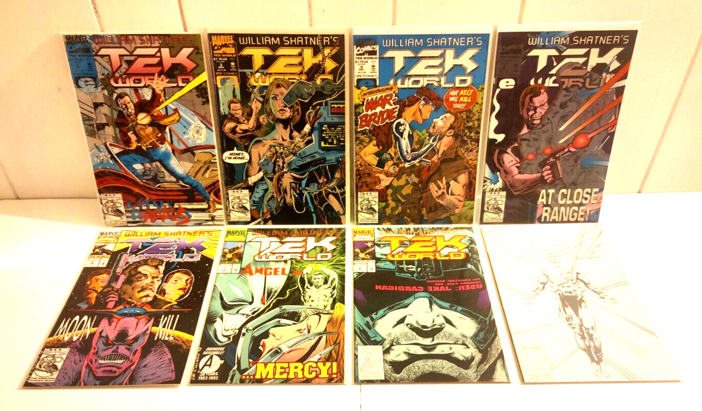 William Shatner's Tekworld Lot of 16 Marvel Comics