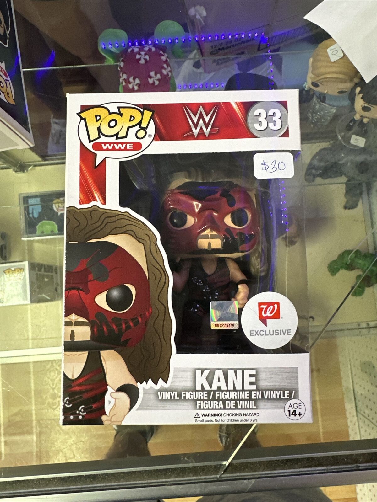 Funko Pop WWE/WWF Wrestling: Kane #33 Walgreens Exclusive See Photos