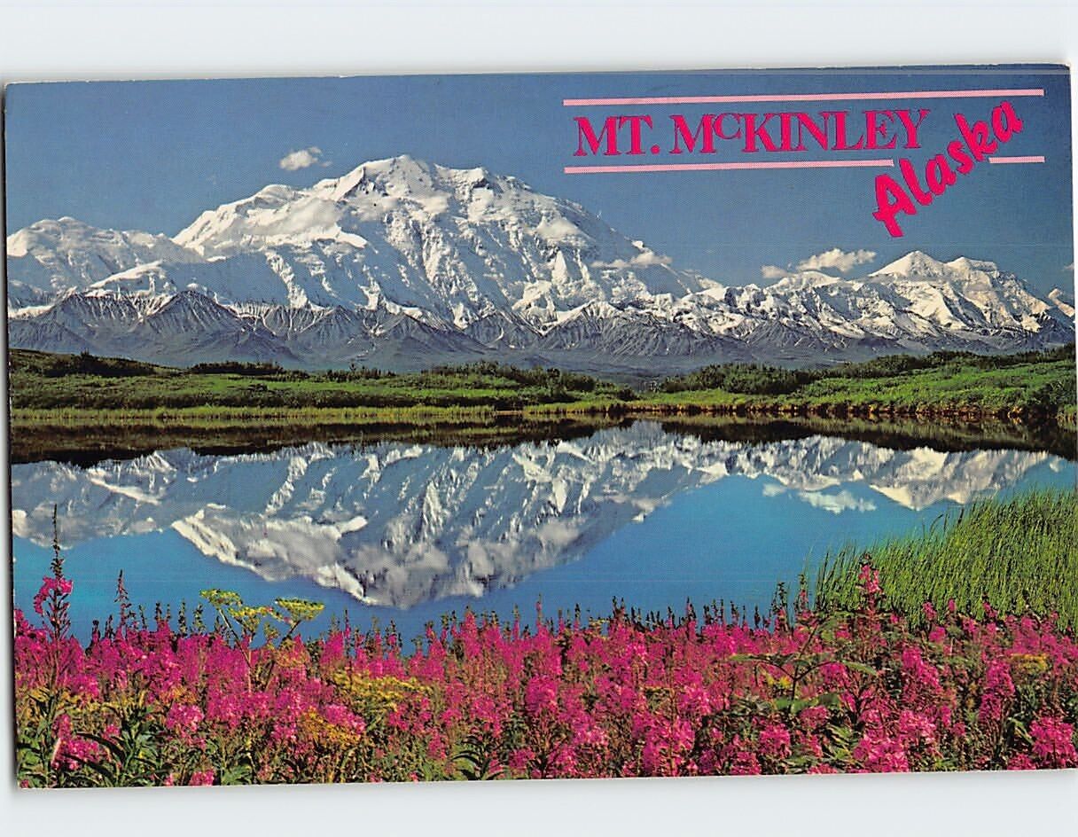 Postcard Mt. McKinley Alaska USA