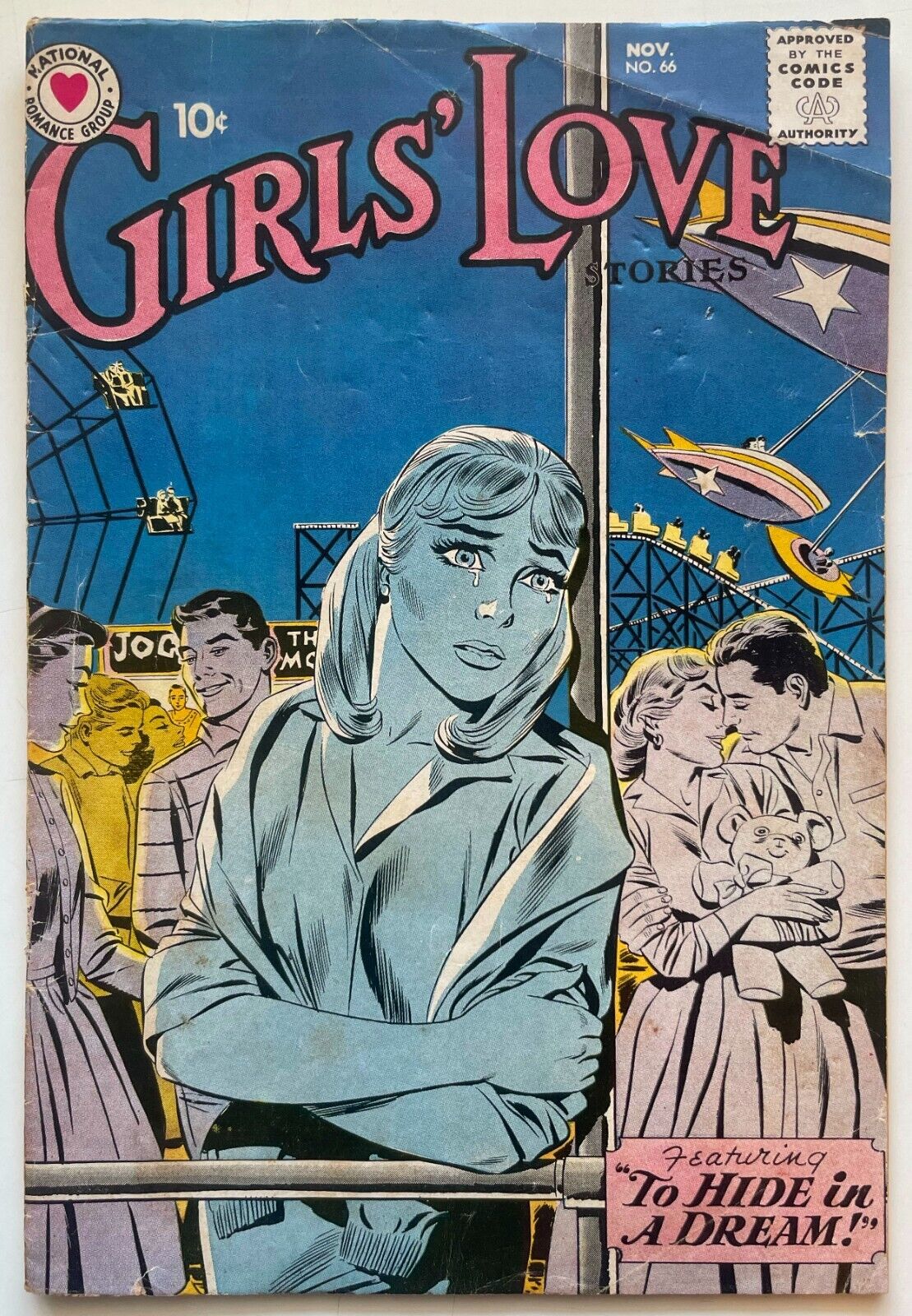 Vintage Girls' Love Stories No. 66 ~RARE 1959~ Classic Cover