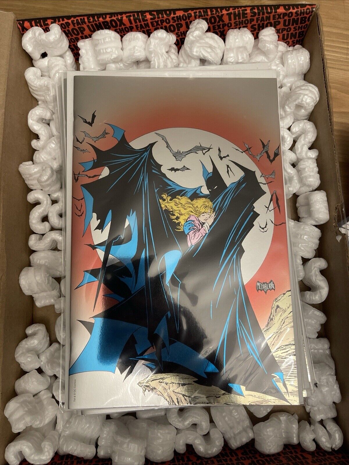 Batman #423 Fan Expo Exclusive Foil Cover Variant Todd McFarlane Limited Edition