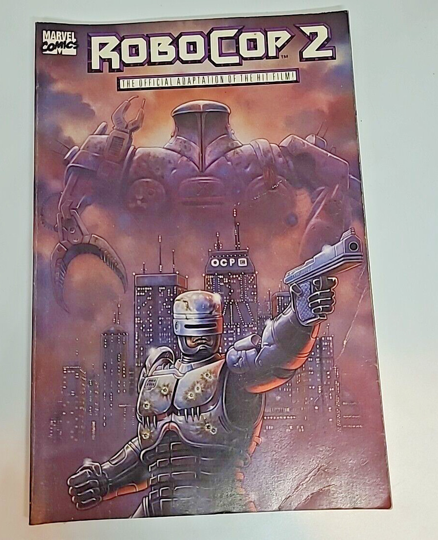 Robocop 2 Deluxe Edition #1 (1990) Marvel Comic Official Movie Adaptation