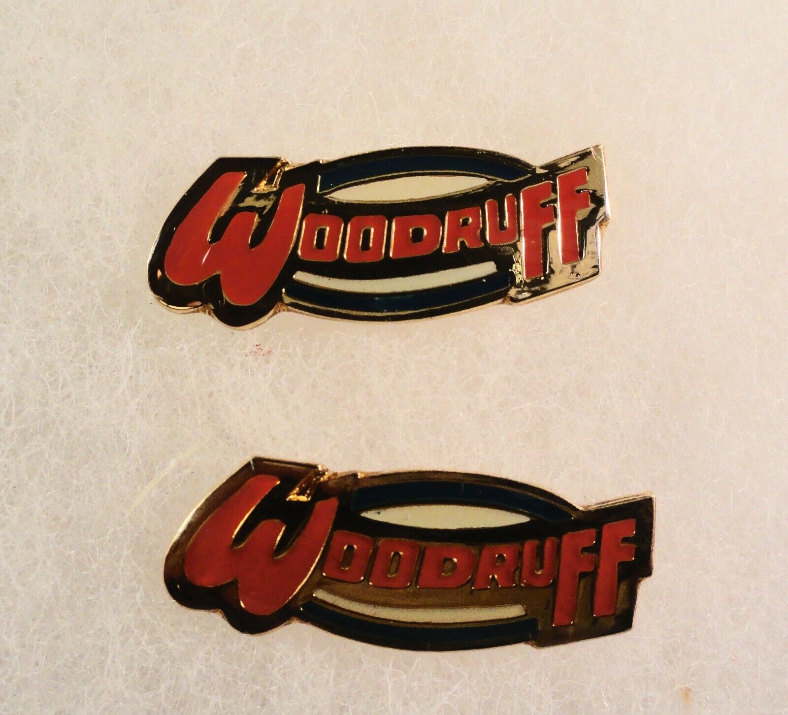 TWO Vintage Camp Woodruff BSA pins - Atlanta Area Council