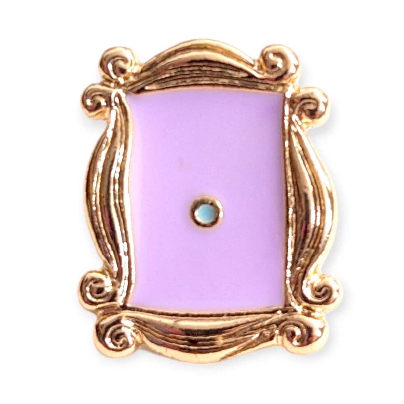 Friends Enamel Pin: Monica\'s Purple Door with Gold Frame