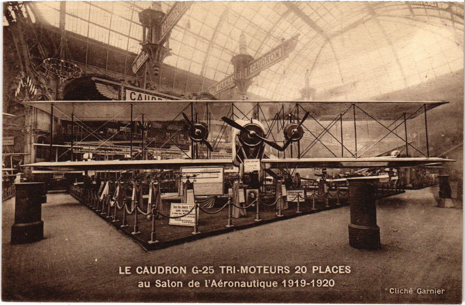 PC AVIATION EXPO AIR LOCOMOTION 1919-1920 CAUDRON C-26 (a53928)