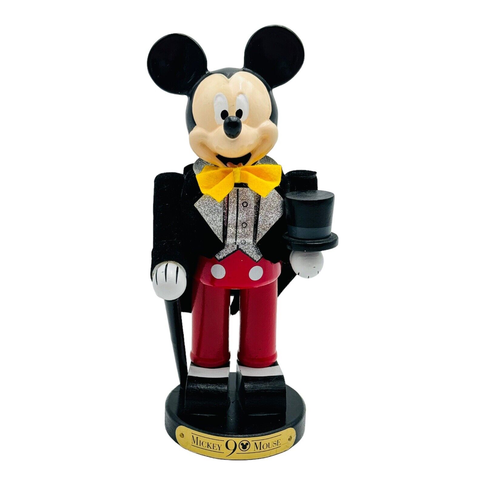 Kurt S. Adler Disney\'s Mickey Mouse 90th Birthday Wooden Nutcracker 10” Tall