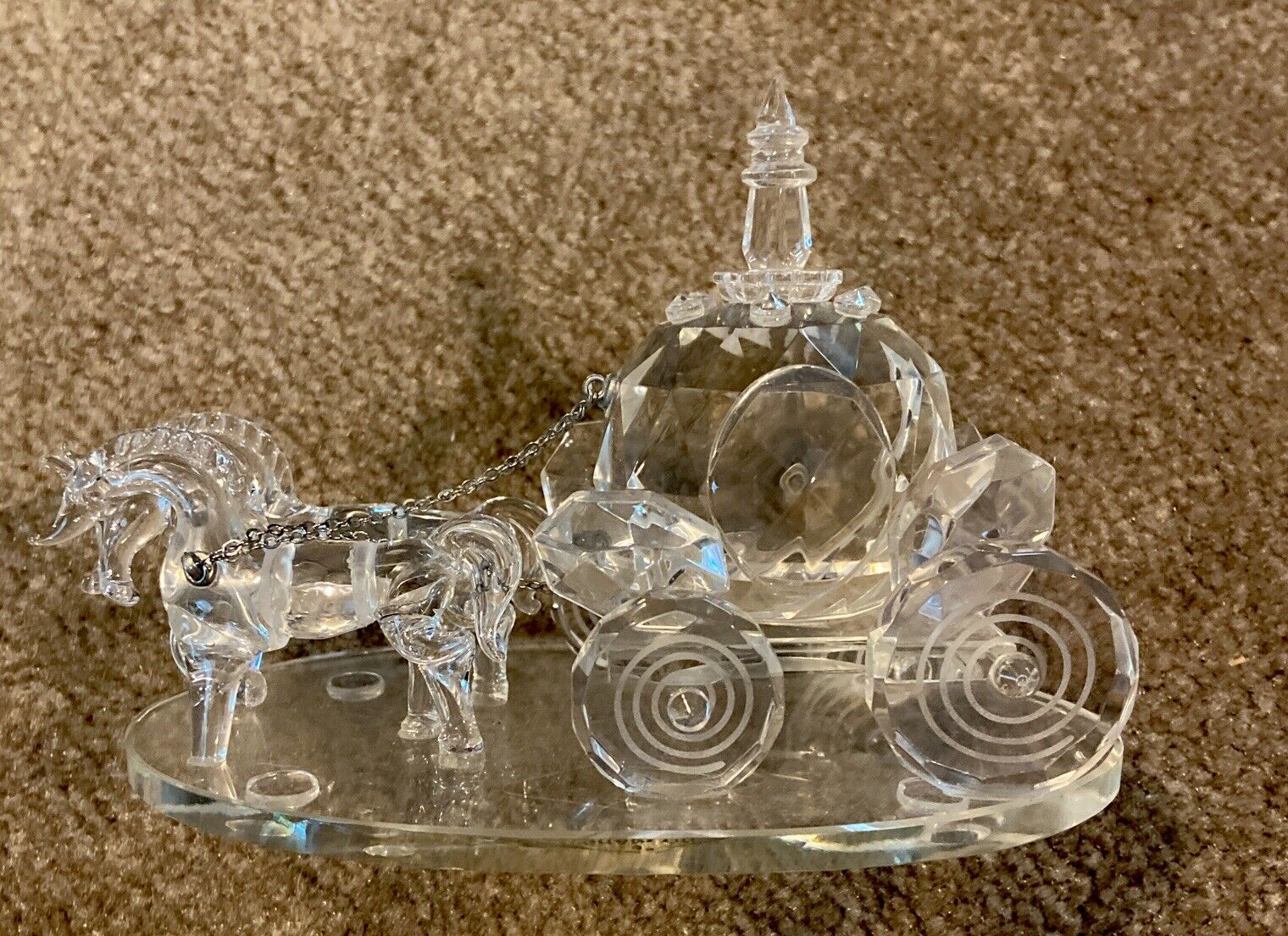 Shannon Crystal Horse Drawn Carriage Cinderella Style
