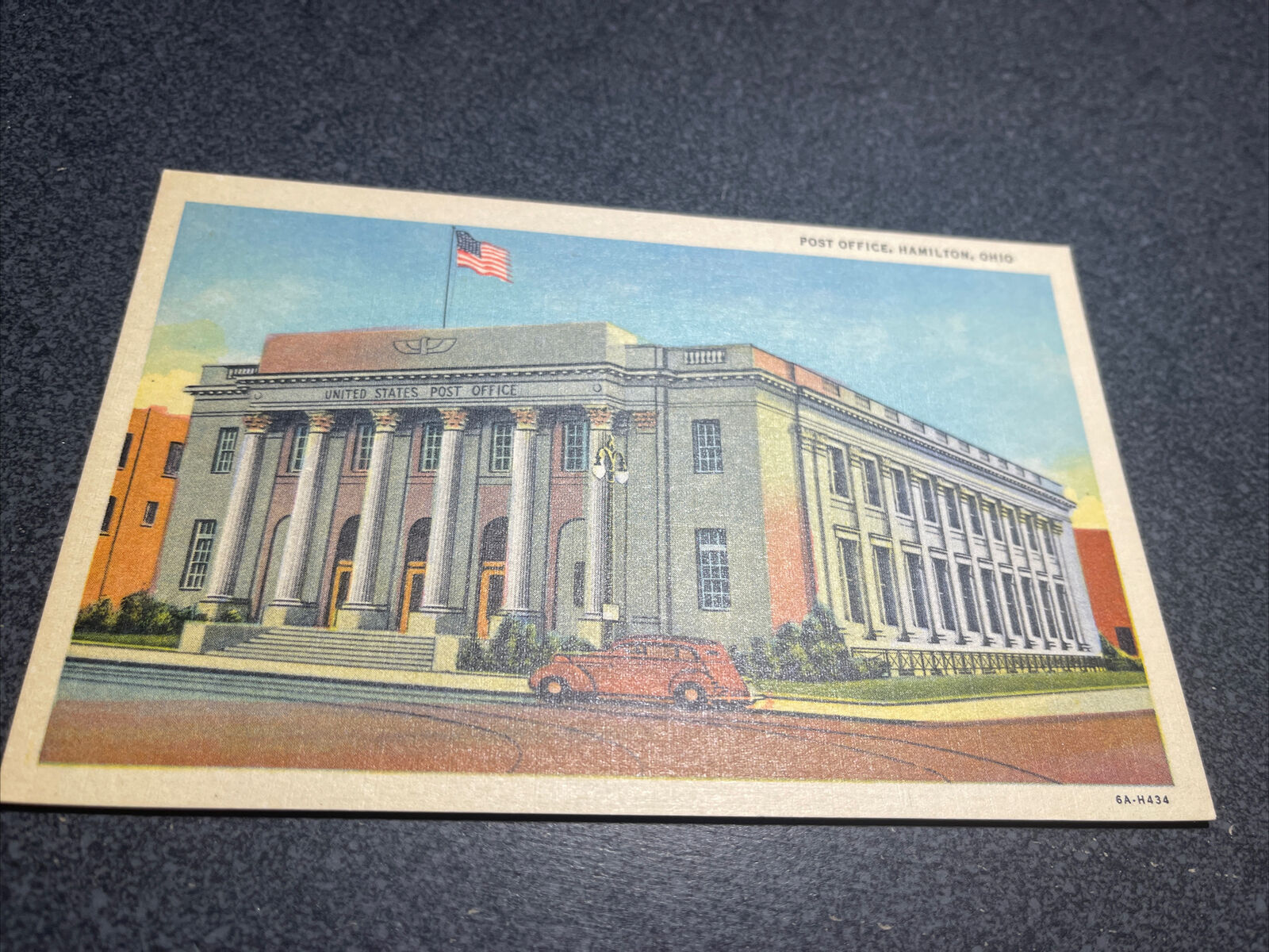 Post Office Hamilton Ohio Postcard￼
