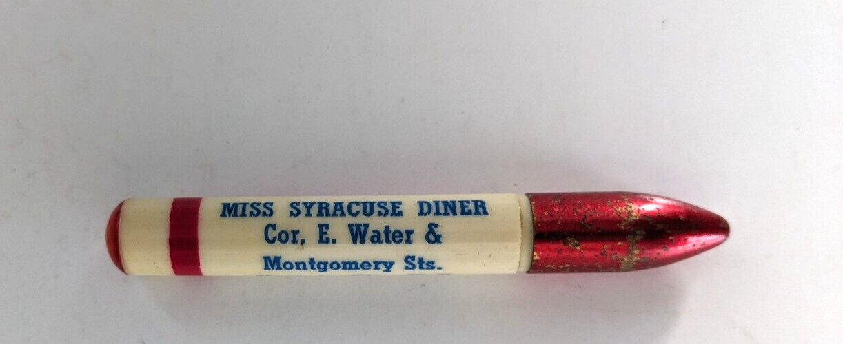 Vintage Miss Syracuse Diner toothpick holder