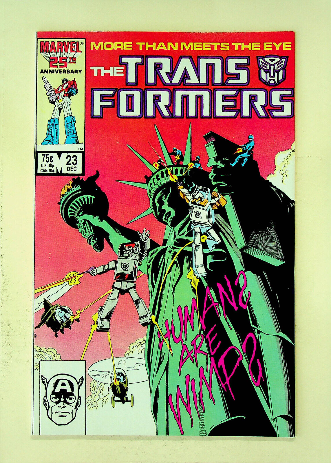 Transformers #23 (Dec 1986, Marvel) - Near Mint