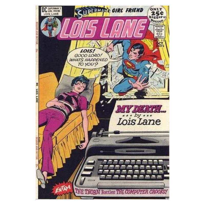 Superman's Girl Friend Lois Lane #115 in Fine condition. DC comics [u&