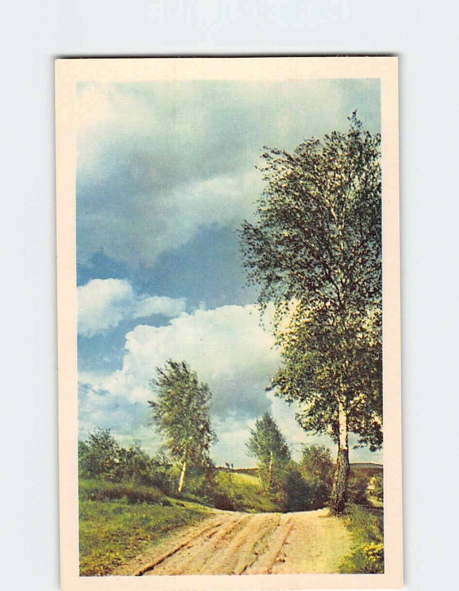 Postcard Countryside Road Scene