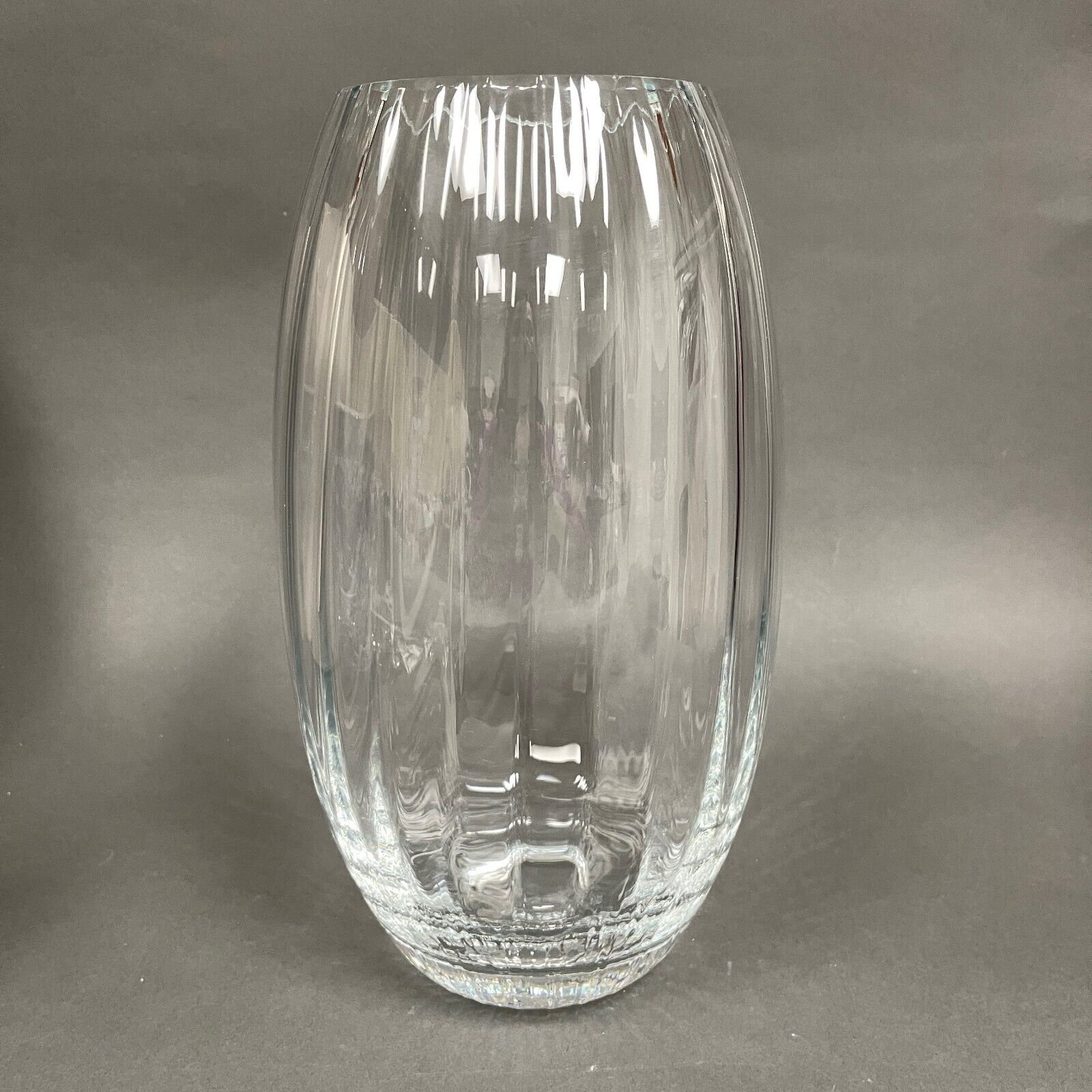 Clear Glass Vase X-Large 14” High x 24 7/8” D