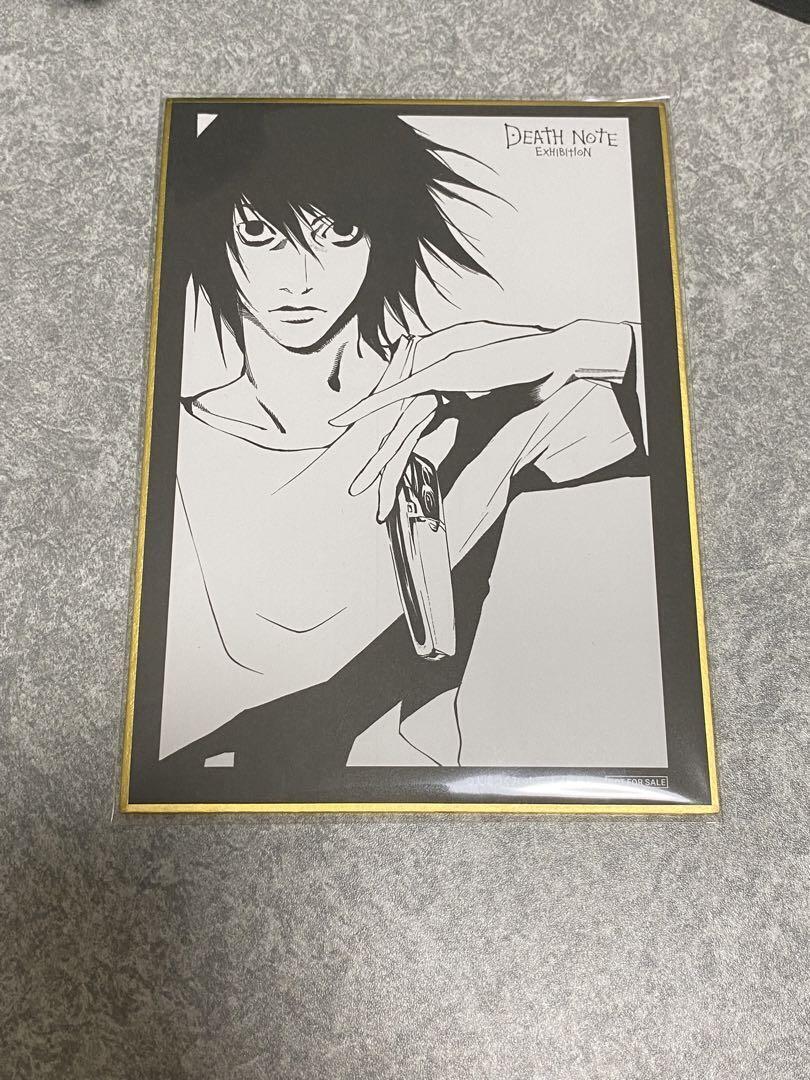 DEATHNOTE Death Note Exhibition Admission Bonus Mini Colorpaper L