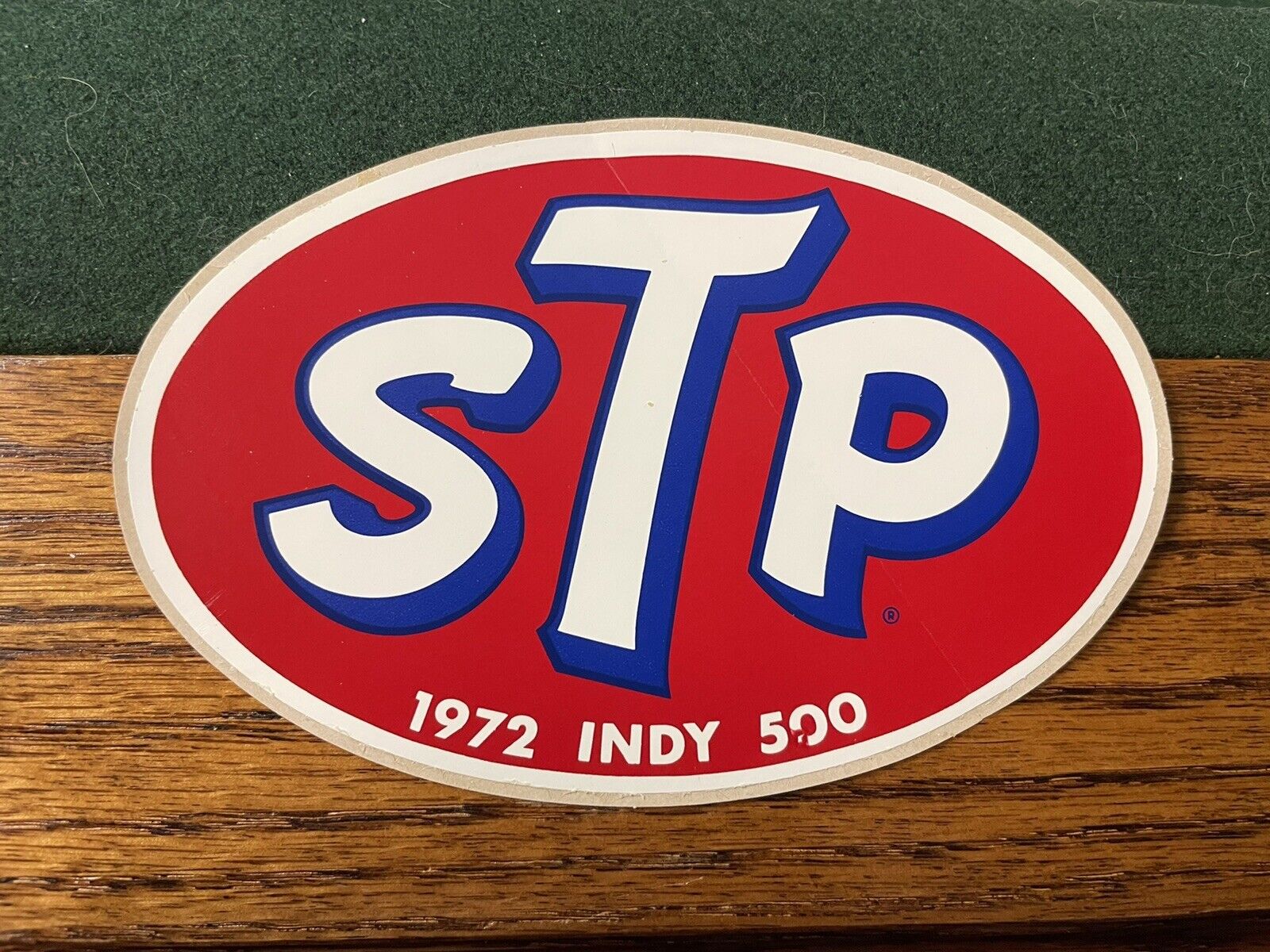 STP 1972 Indy 500 Sticker