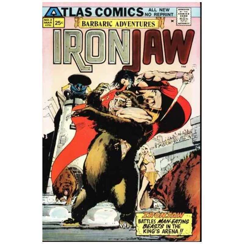 Ironjaw #2 in Very Fine + condition. Atlas-Seaboard comics [g;