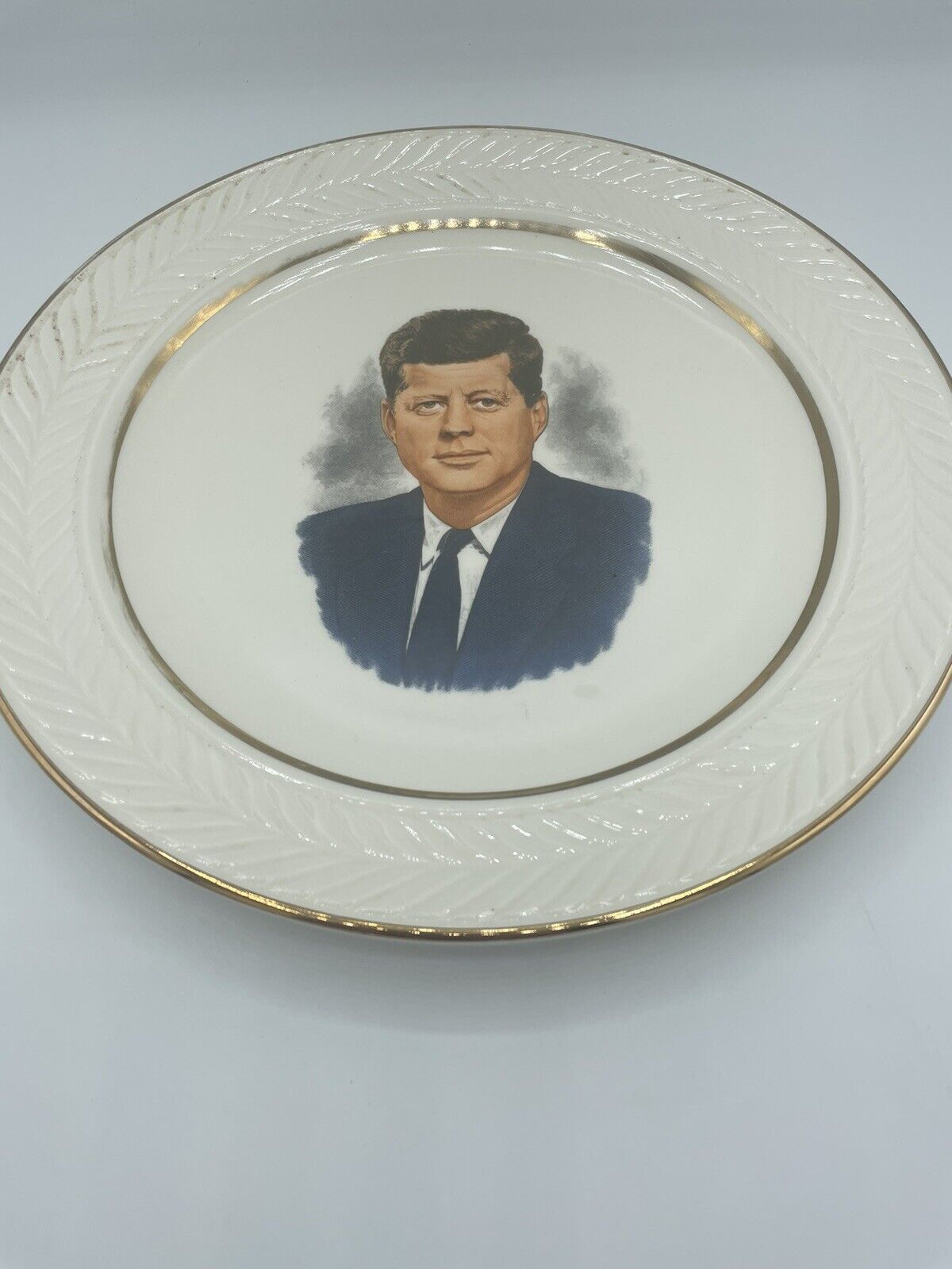 Vintage J.F. Kennedy Plate-Laurelton- Barker China Co. U.S.A.