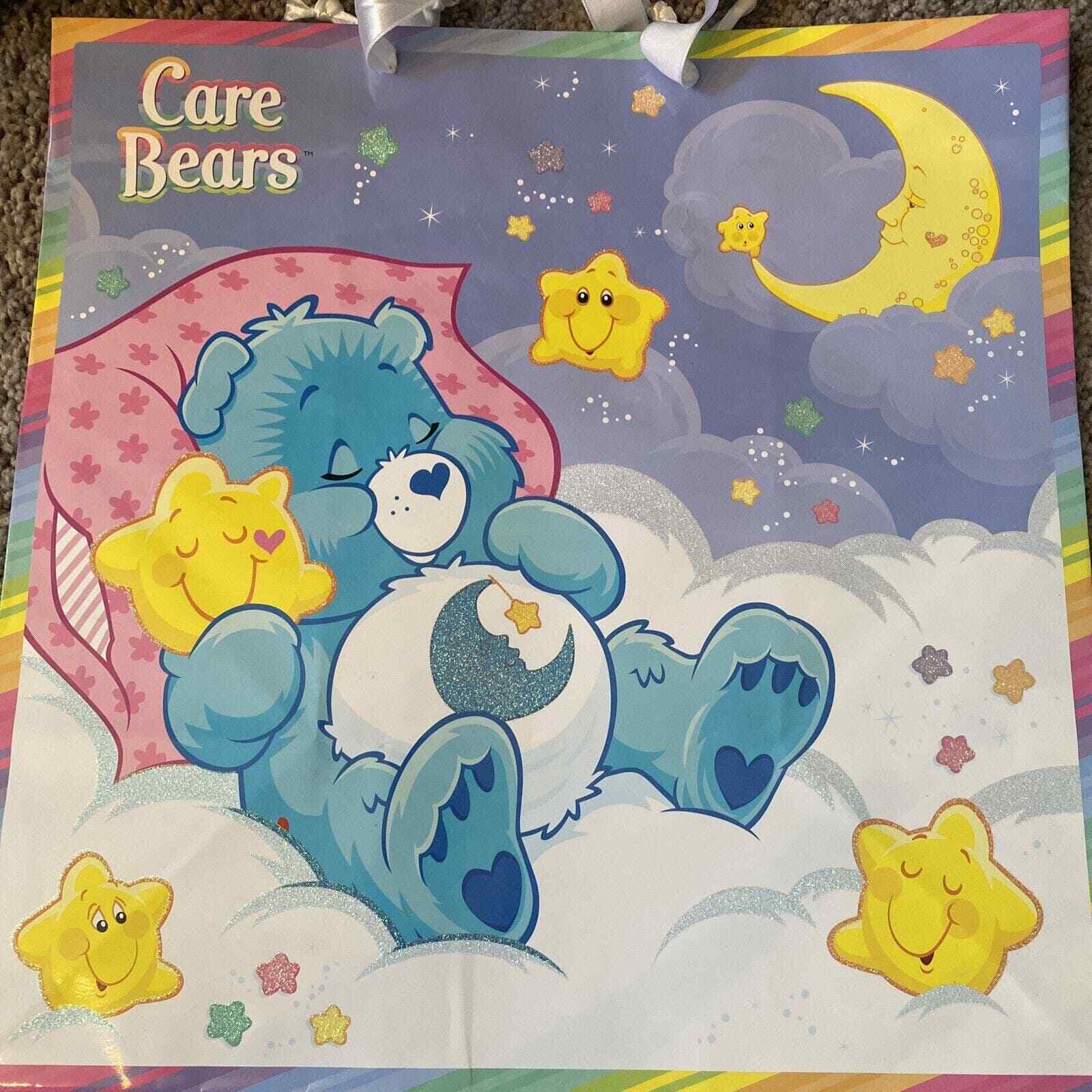 2003 American Greetings Bedtime Bear Care Bears Gift Bag. Brand New, LARGE