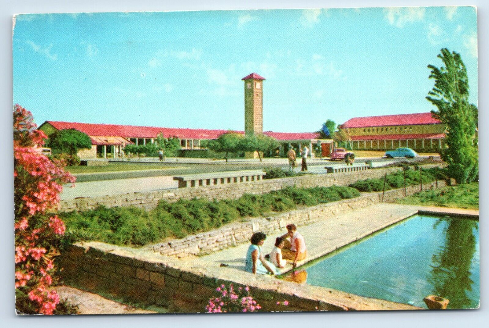 Postcard - The New Business Centre in Ashkelon Israel c1960s