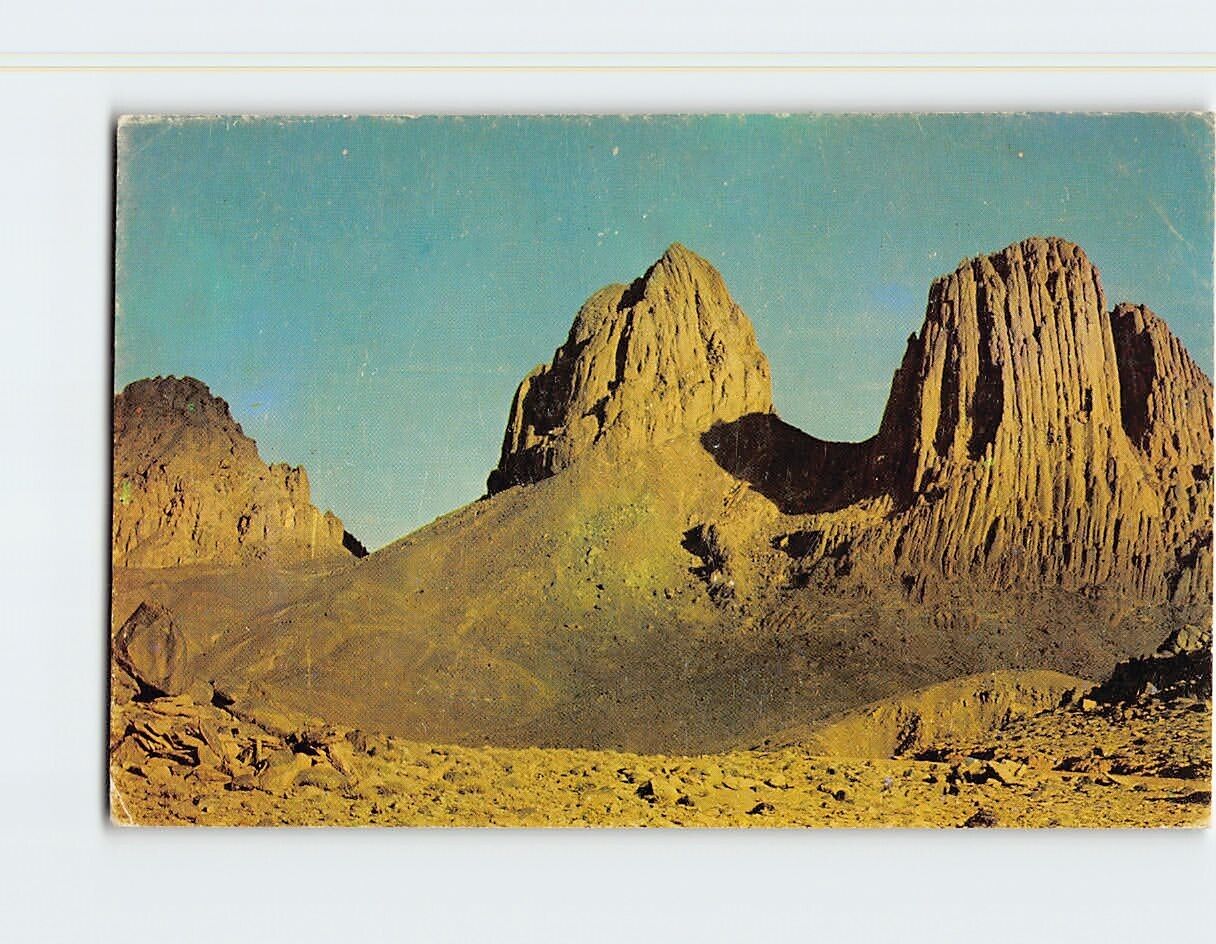Postcard The Three-Tooth-Massiv, Hoggar, Algeria