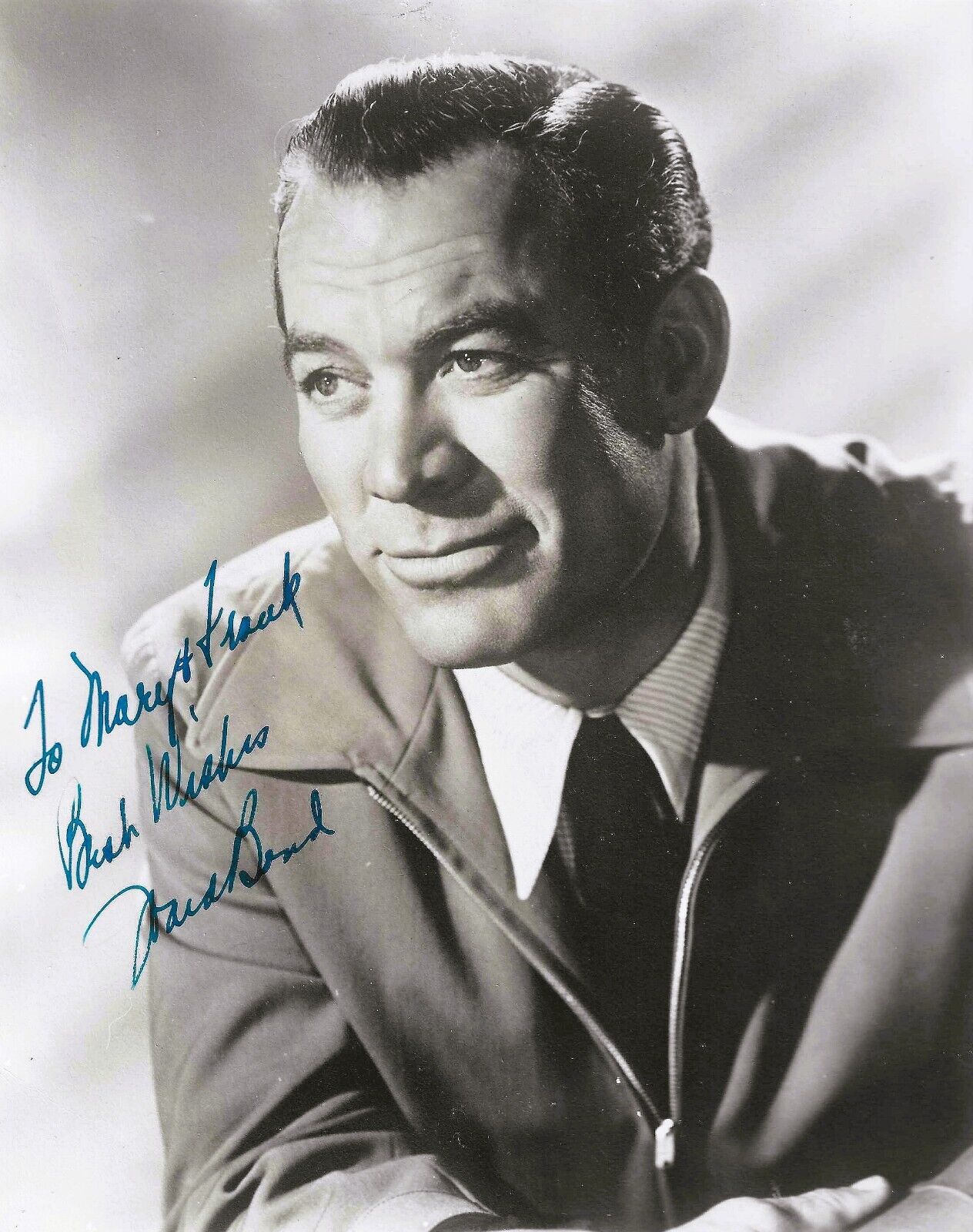 Very Rare, Authentic Ward Bond Inscribed Photograph