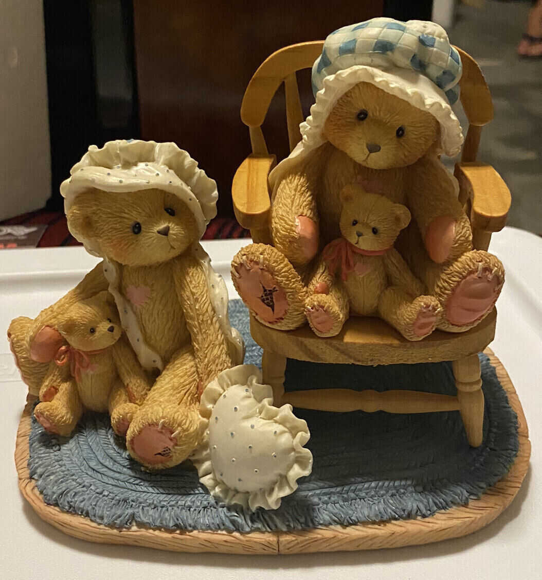 Cherished Teddies Priscilla and Greta Our Hearts Belong To You Limited Edition