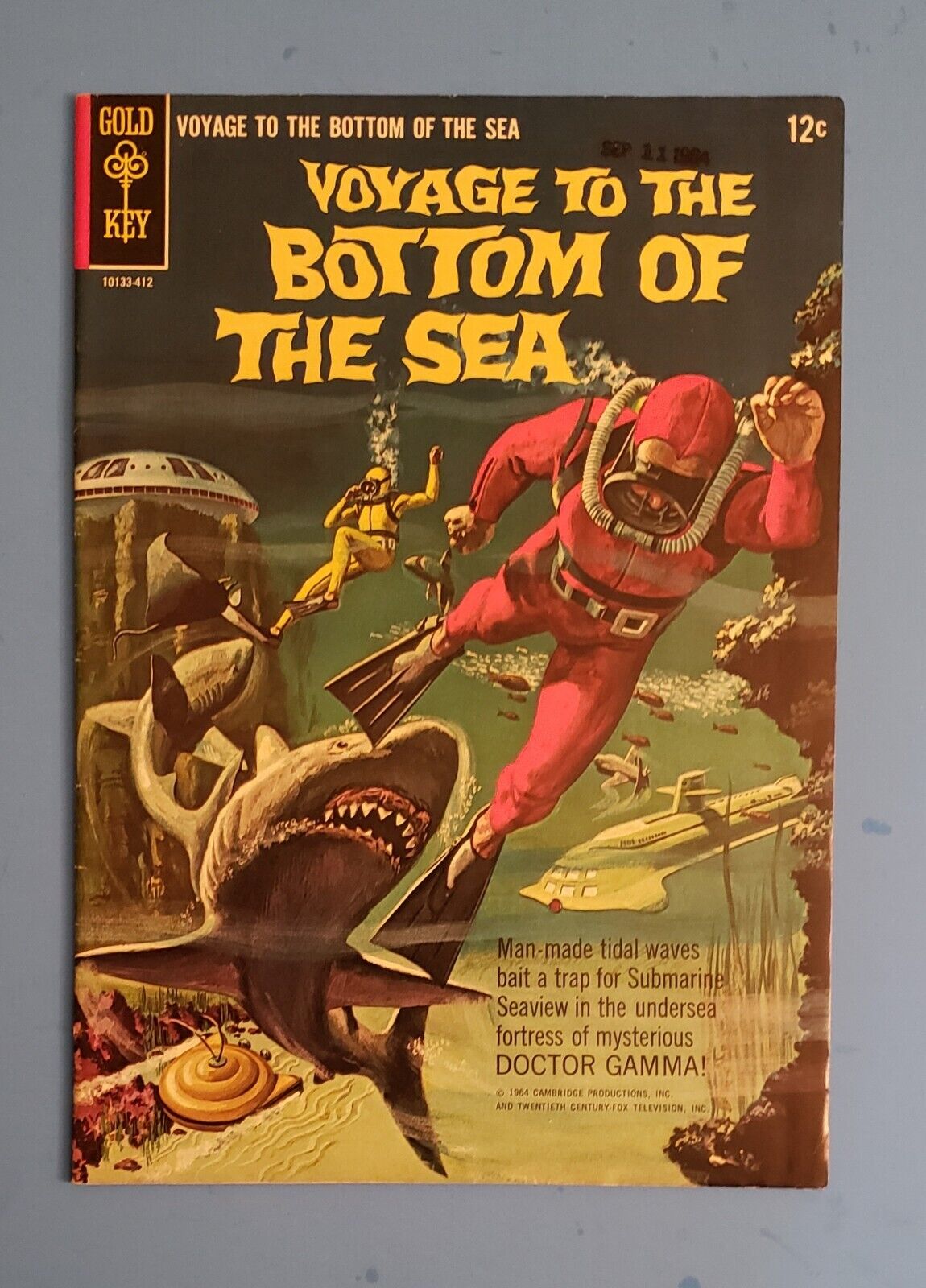 Voyage To The Bottom Of The Sea #1 VF High Grade Silver Age Gold Key Comic 1964