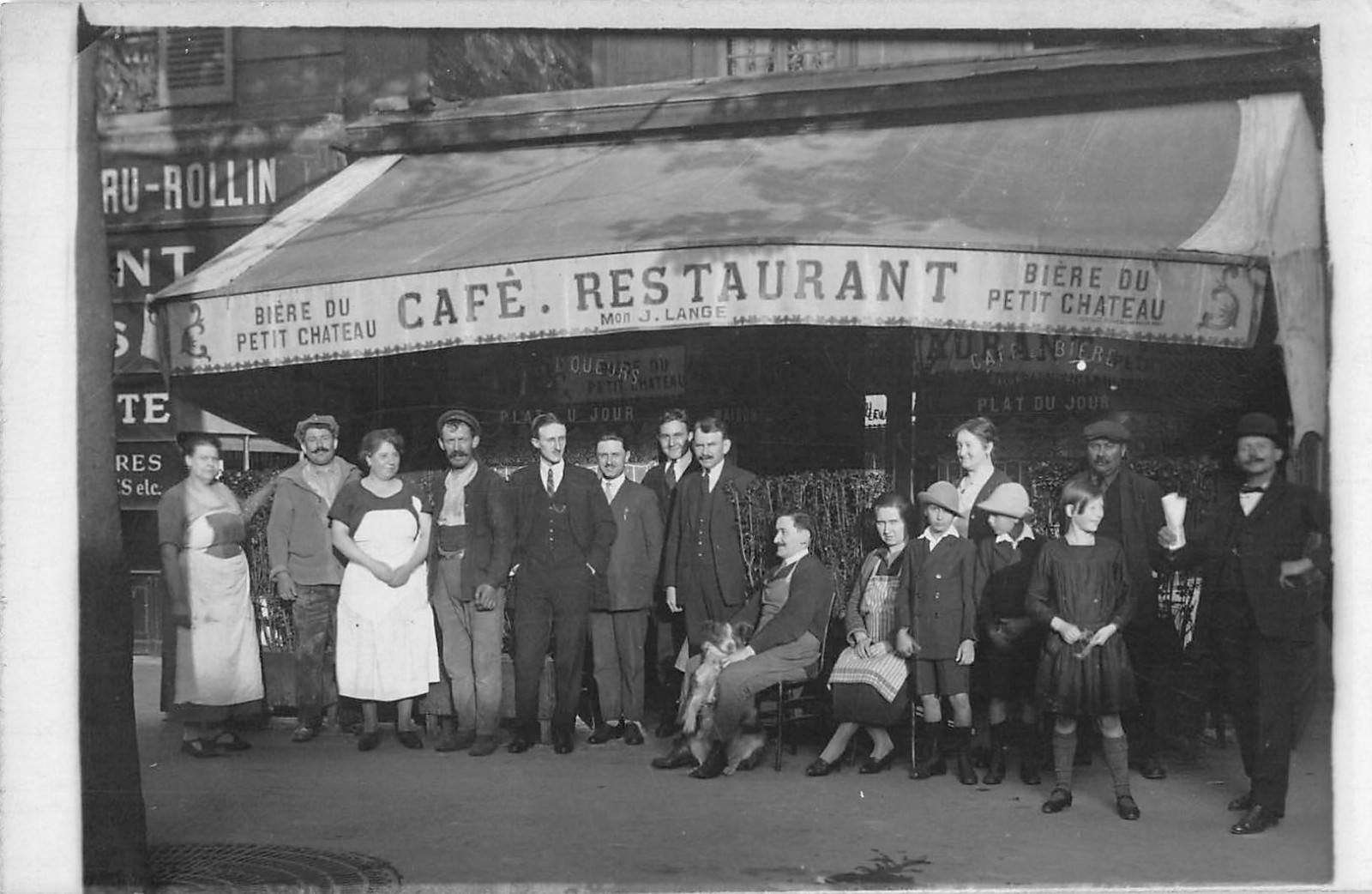 CPA 38 CHERUY CAFE RESTAURANT J.LANGES PHOTO CARD