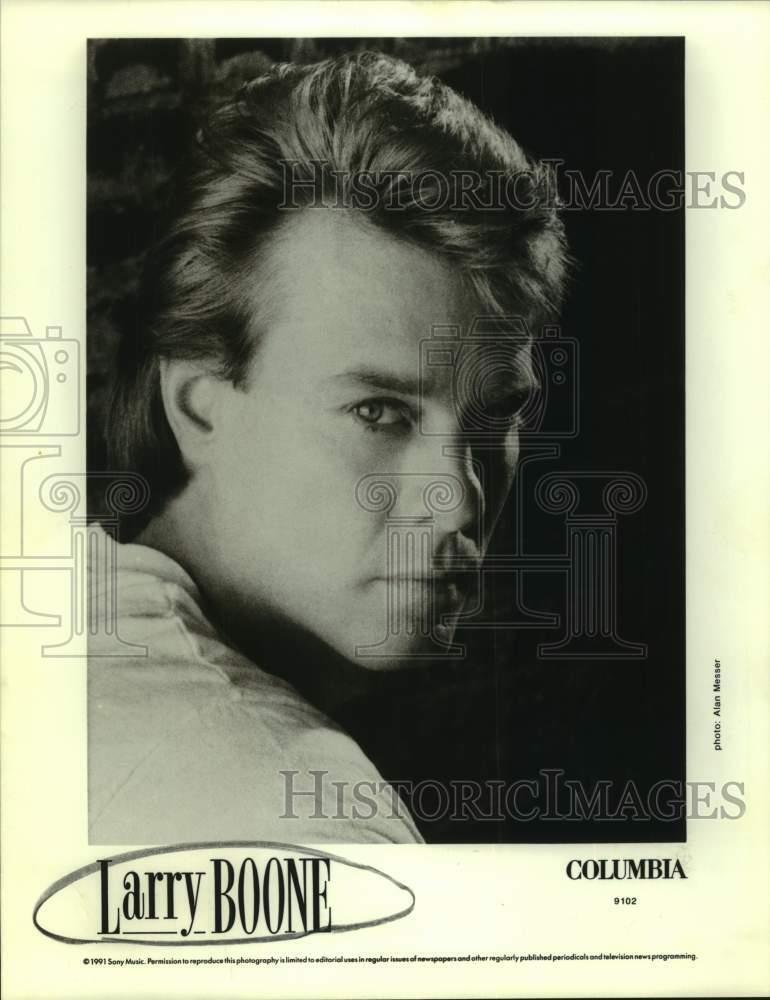 1991 Press Photo Larry Boone, country music artist and songwriter. - sap30337