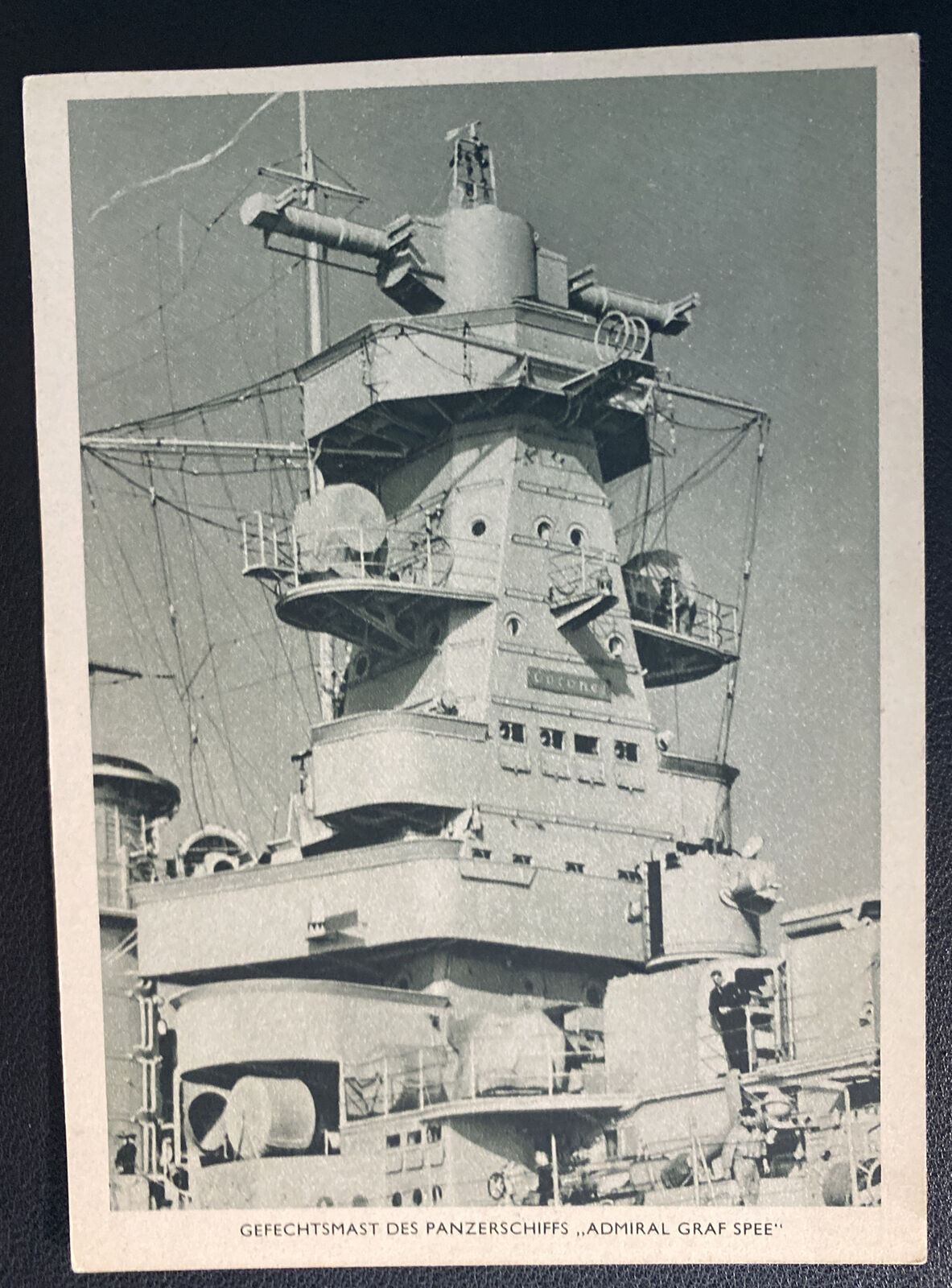 Mint Germany Real Picture Postcard PPC German Panzer Ship Admiral Graf Spee