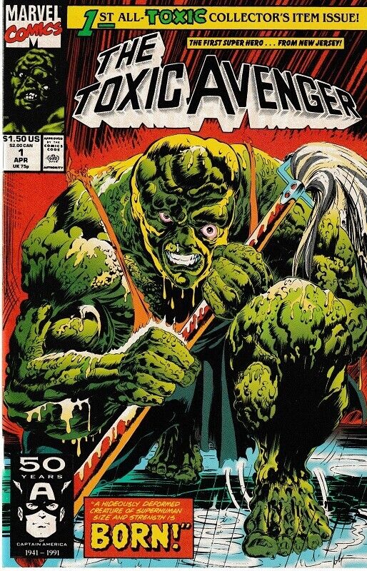 Toxic Avenger 1-A Marvel Comics Vol-1 (1991-1992) Grade 9.2