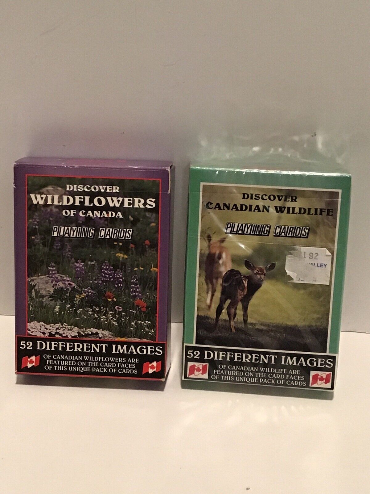 Playing cards 2 Decks Discover Canadian Wildlife Discover Wildflowers Of Canada