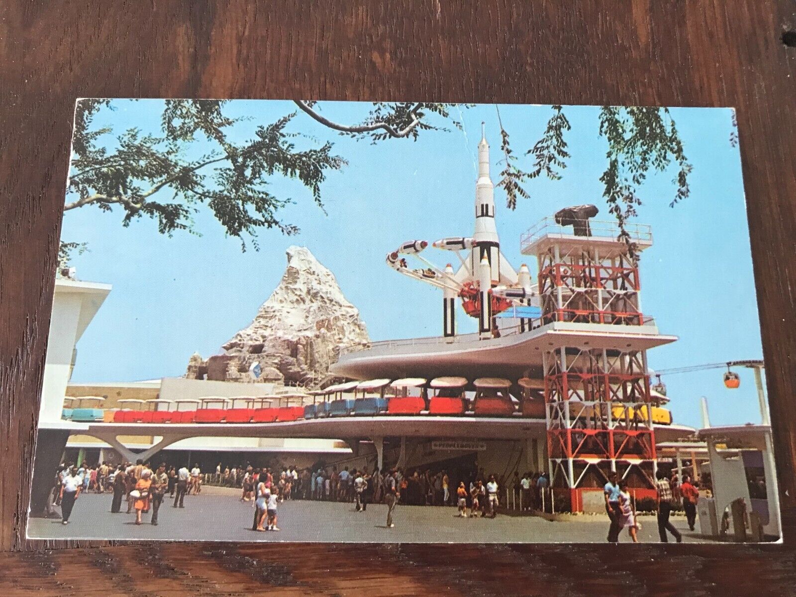 Matterhorn Tomorrowland Disneyland Postcard California