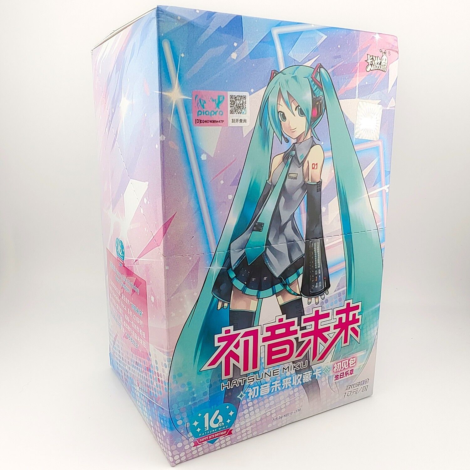 New Official Hatsune Miku Kayou Trading Card Booster Box 18 packs Anime Doujin