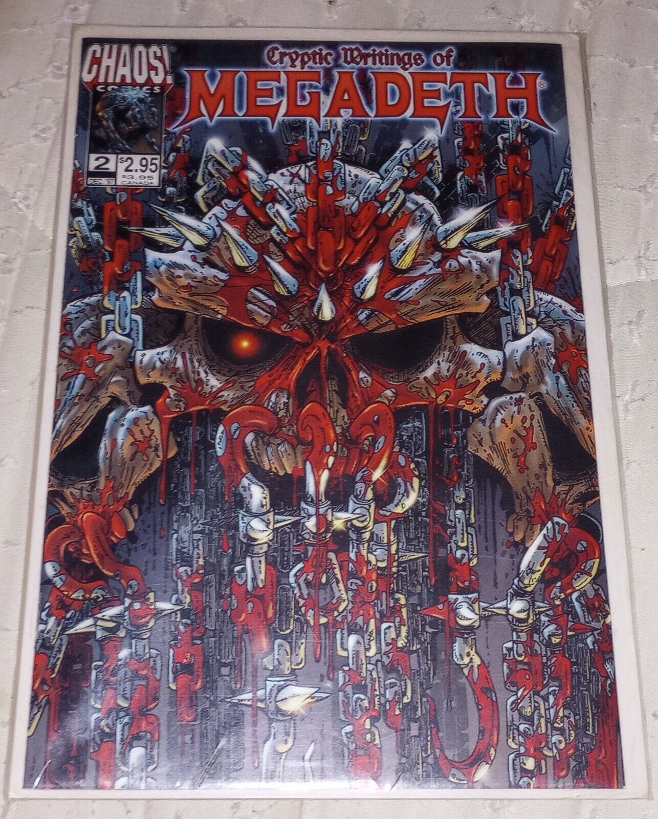 Cryptic Writings Of Megadeth #2 1997 Chaos Comics