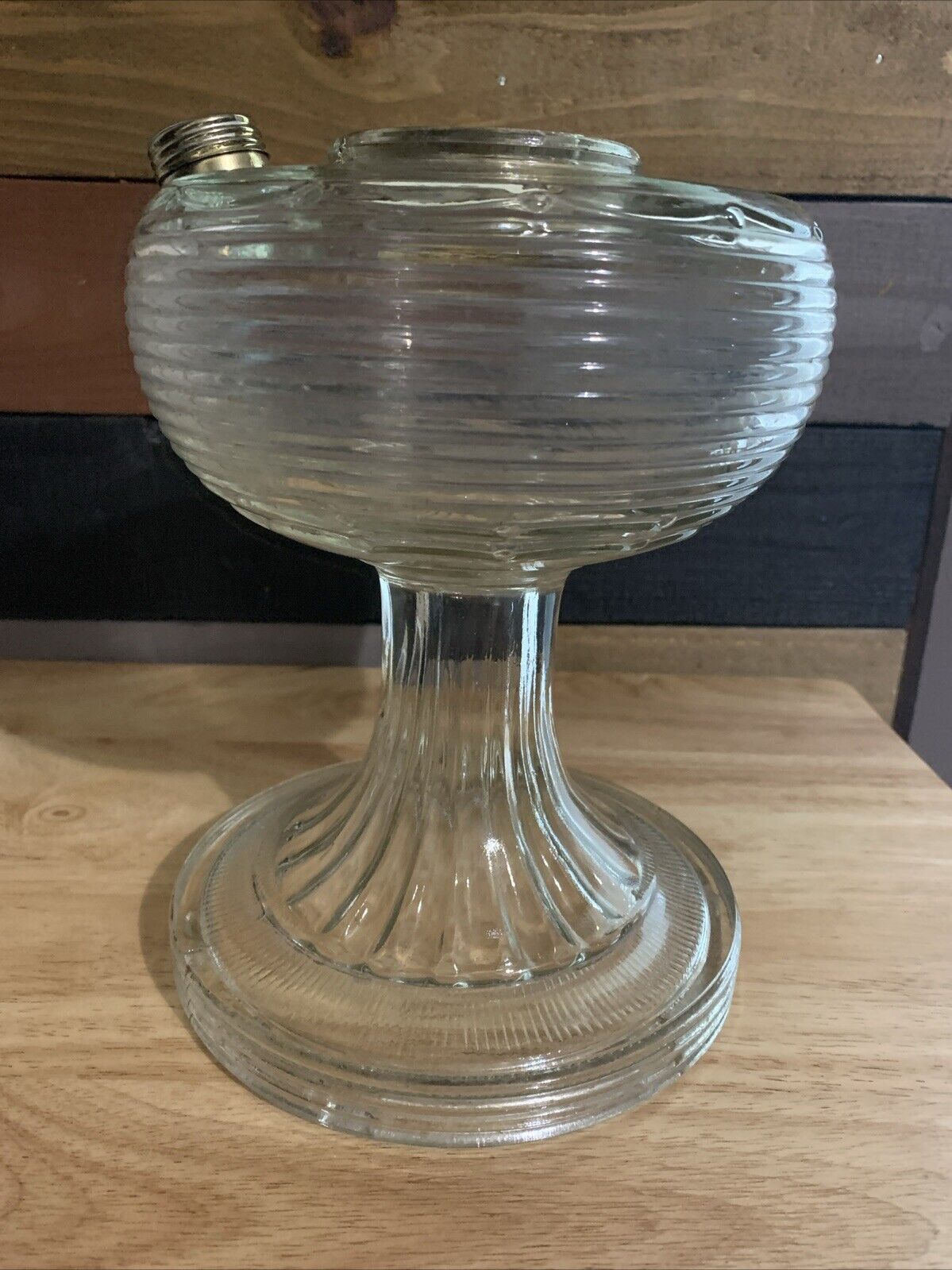 Aladdin Clear Crystal Beehive Oil Lamp