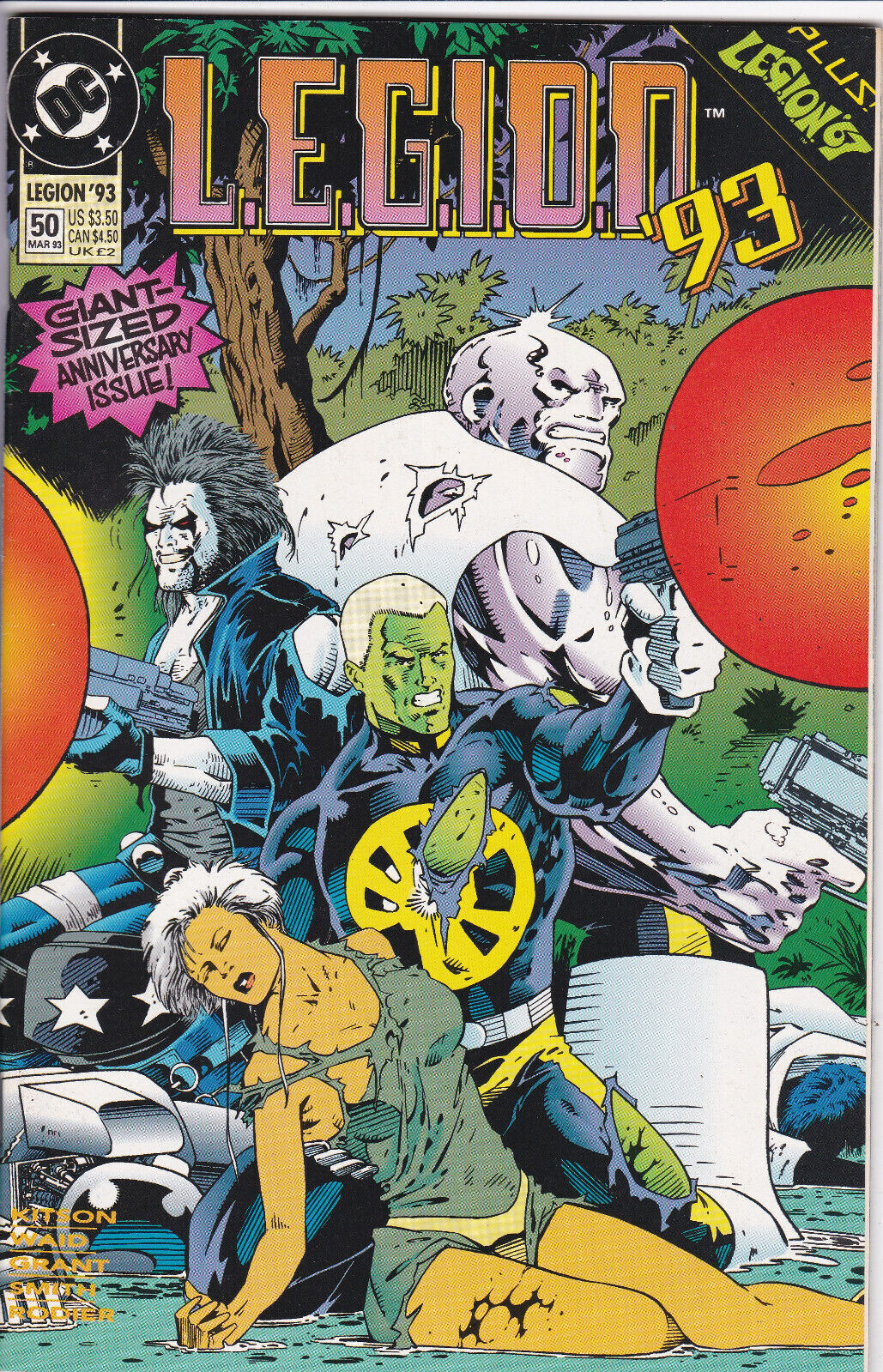 L.E.G.I.O.N. #50, (1989-1994) DC Comics,High Grade, Giant-Sized Anniversary
