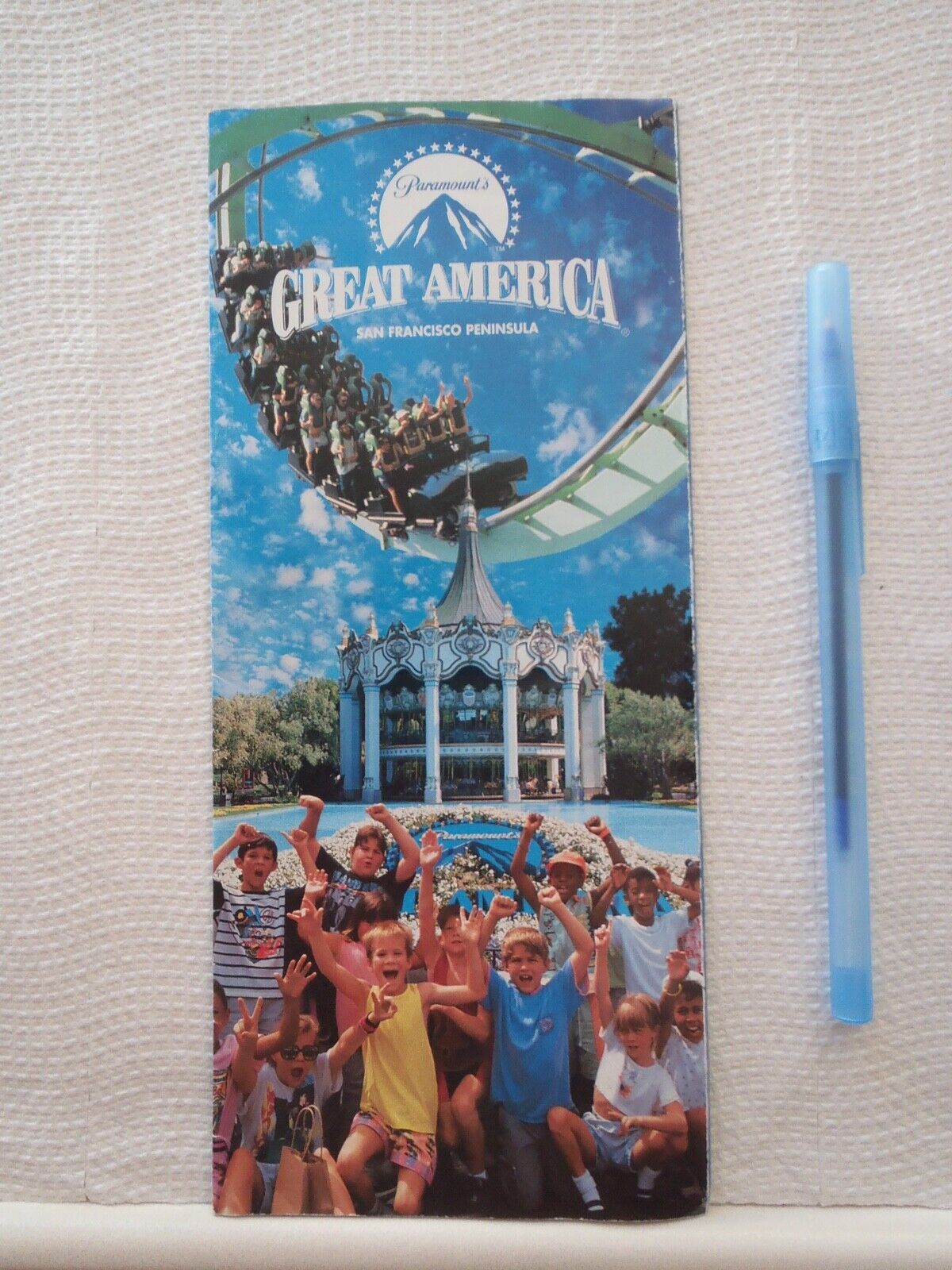 Paramount\'s Great America California 1997 Park Brochure Vintage Rare Retro