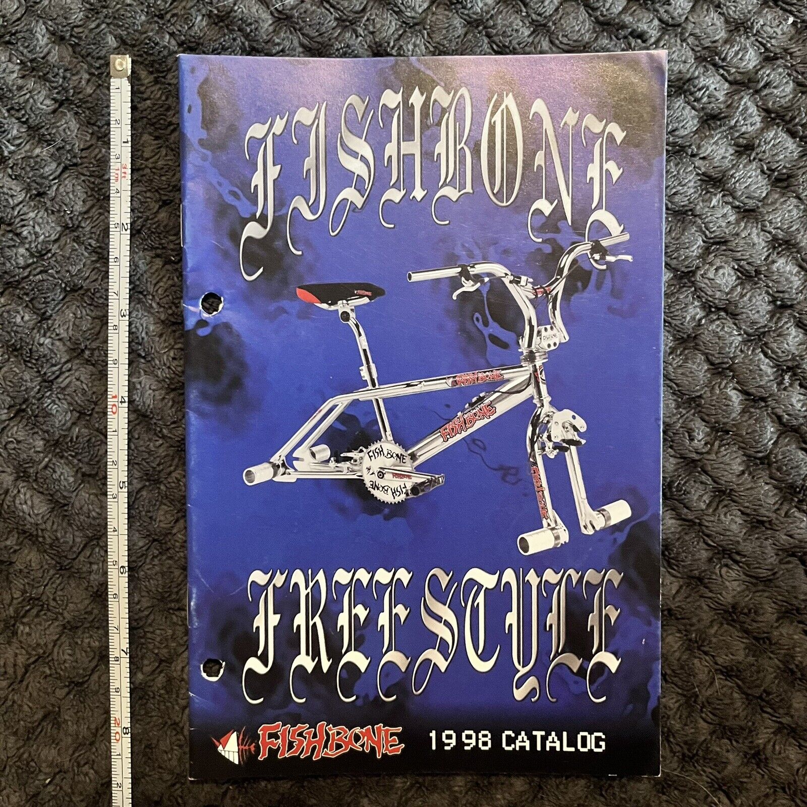 1998 FISHBONE FREESTYLE BMX Catalog RARE Big Ass Ninja frames forks parts accsry